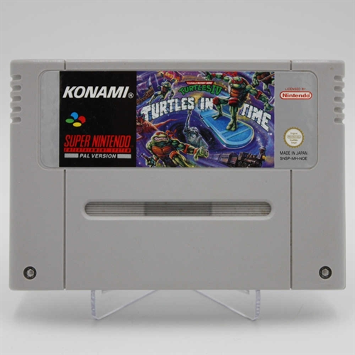 Teenage Mutant Ninja Turtles IV Turtles In Time - SNES - Cartridge - (NOE) (B Grade) (Genbrug)